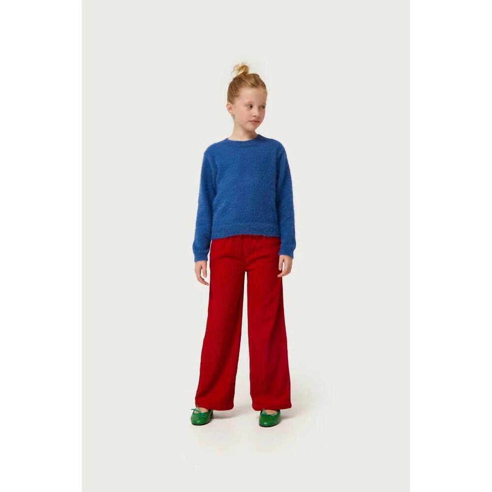 NEW COMPANIA FANTASTICA knitted crewneck sweater in blue
